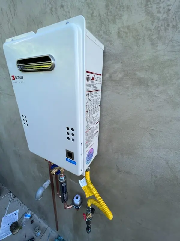 Tankless water heater installation for Chesterland homes